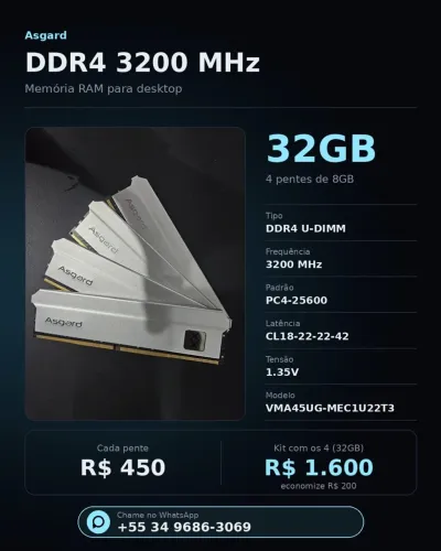 Memória RAM Asgard