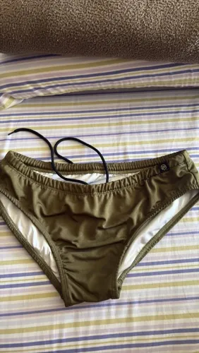 Sunga verde Slip tamanho M