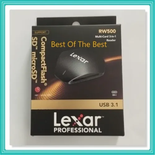 Leitor Lexar Professional 3 Em 1 Tipo C 3.1 CompactFlash, Sd, Micro Sd, + Adaptador