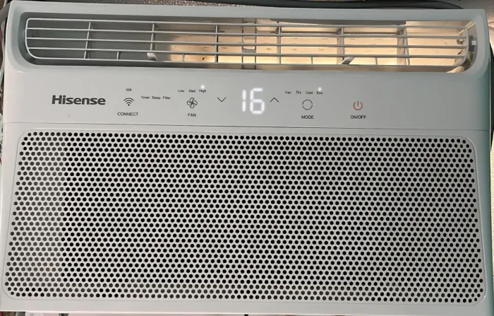 Ar condicionado com Wi-Fi para comando de voz da marca Hisense