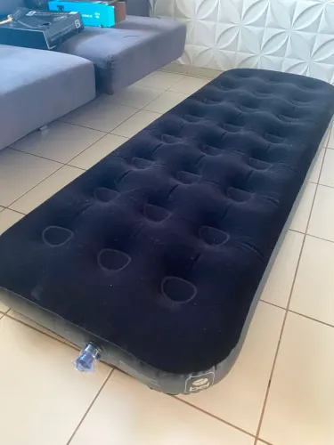 CAMA INFLAVEL SOLTEIRO + BOMDA DE AR
