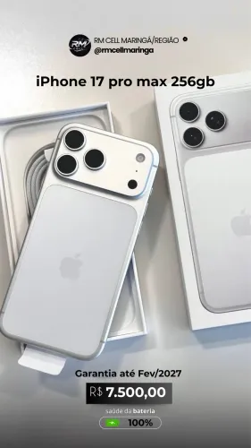 iPhone 17 Pro Max 256gb PEGO SEU USADO