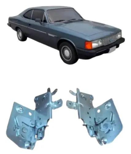 Par De Fechaduras Portas Dianteira Opala 68 69 70 71 72 73 Até 1992