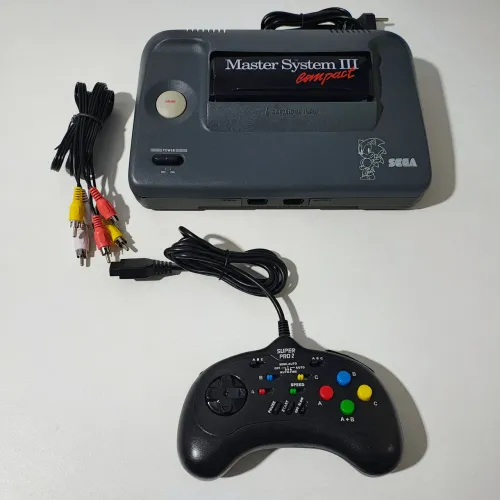 Vídeo Game Master System 3 Compact mod. AV. com Sonic na memória