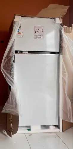 Geladeira LG Frost Free Inverter Duplex 375L Branca - Seminova, Econômica e Conservada