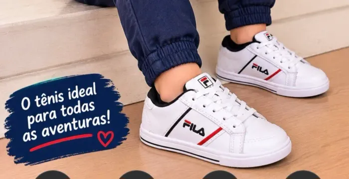 Tênis infantis fila