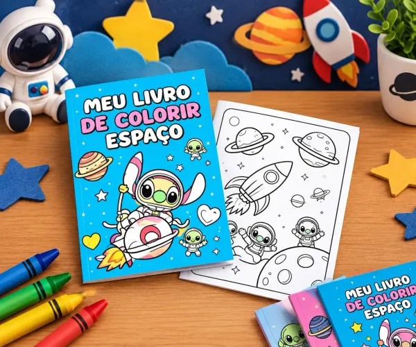 Kit 20 mini livrinhos de colorir