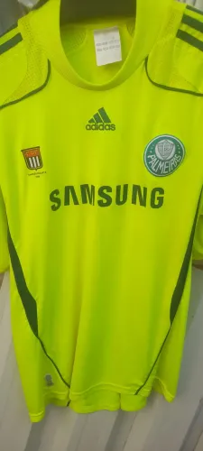 Camiseta palmeiras verde limão classica original