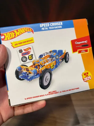Hot Wheels Metal Tech Racers SPEED CRUISER (2025) - Model Kit 201 Peças 
