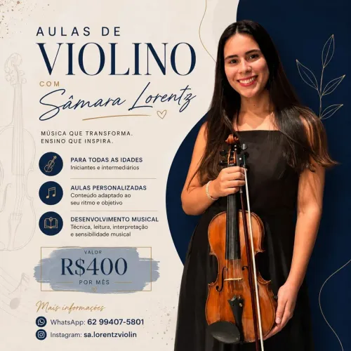Aulas de Violino para Iniciantes em Goiânia