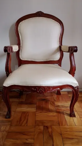 Conjunto de 2 poltronas Luis XV