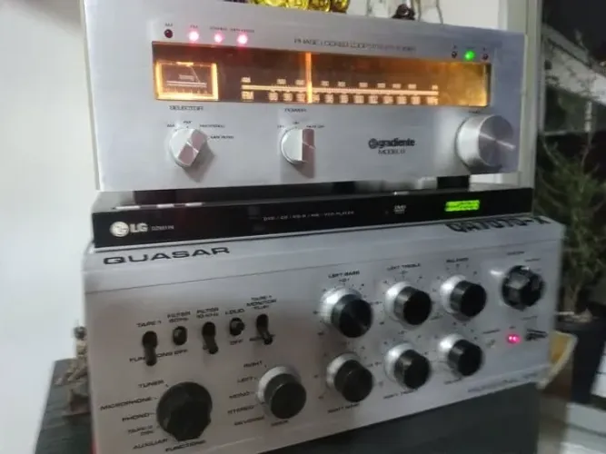 Amplificdor Quasar QA 7070X Tuner Gradiente Mod 8