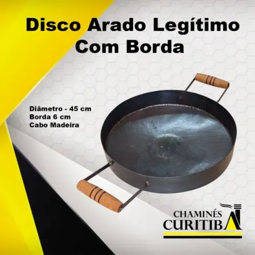 Disco de arado legitimo preparo alimento picanheira entrevero com borda frigideira