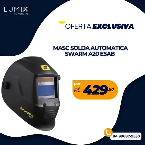 MASCARA DE SOLDA AUTOMATICA SWARM A20 ESAB