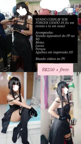 FRETE GRÁTIS Cosplay Yor Forger com peruca spy family