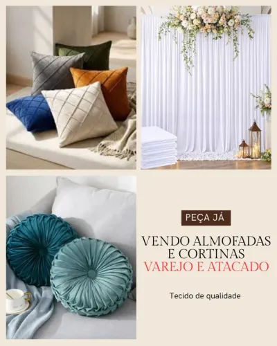 Almofadas e Cortinas