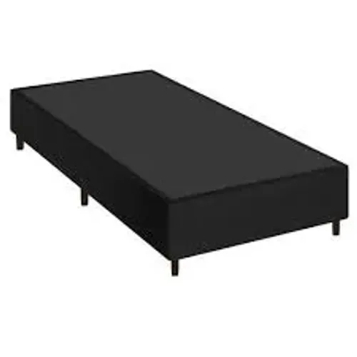 Base Box Solteiro Blindada Preto - Entrega Rápida!