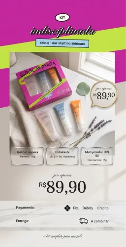 Kit Skin care quem disse Berenice