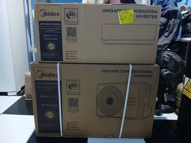 Ar-condicionado Split 12.000 Btus Midea Inverter AI Ecomaster.