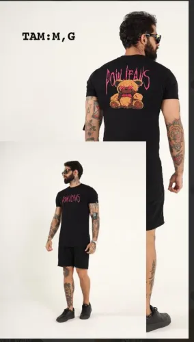 Camisas de algodão faz o pow 