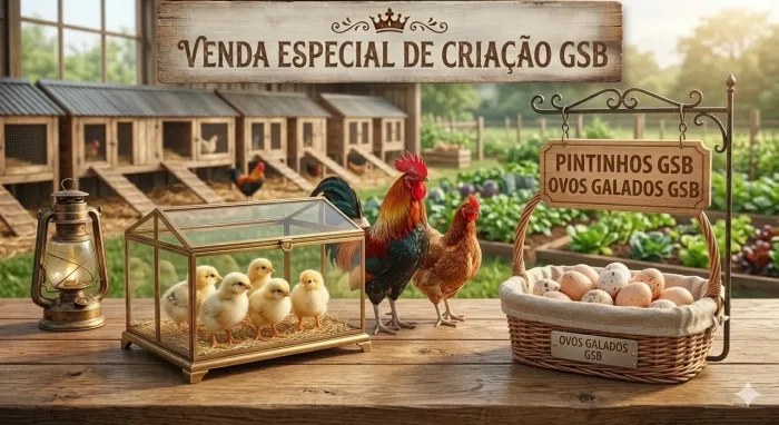 Pintinhos GSB Ovos galados