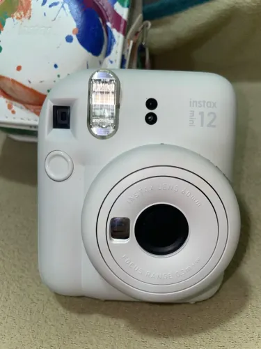 Câmera Fujifilm Instax Mini 12 Branca - Pouco Uso