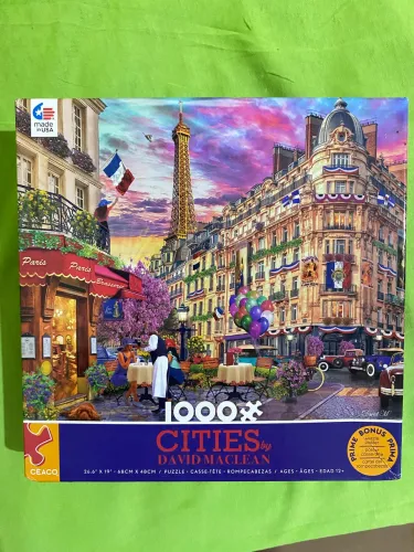 Quebra-cabeça Ceaco- David Maclean- Cities- 1.000 Peças