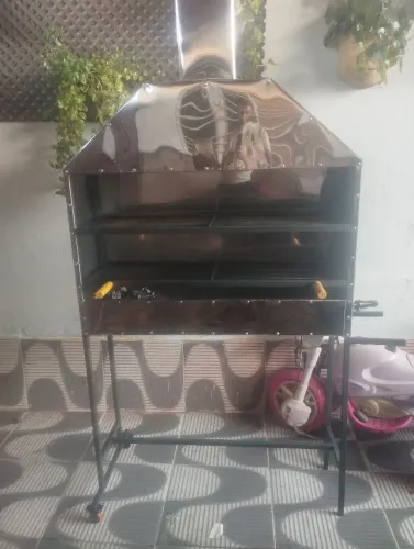 Churrasqueira inox 1 m