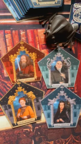 Harry Potter - card sapo de chocolate Fundadores de Hogwarts