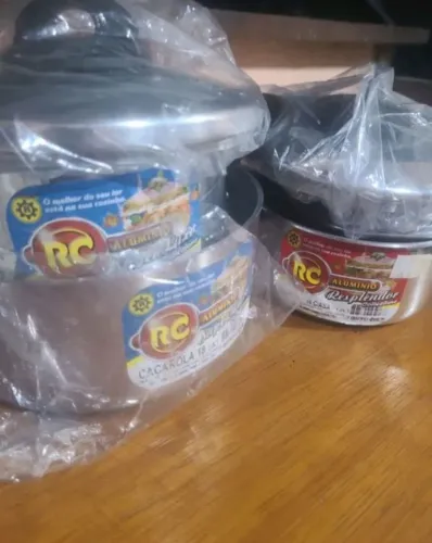 3 caçarolas novas RC alumínio 
