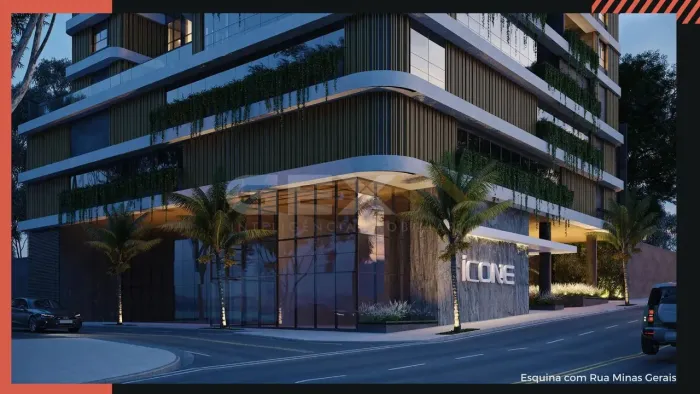 Apartamento à venda no Centro, 3 quartos todos suítes 2 vagas.