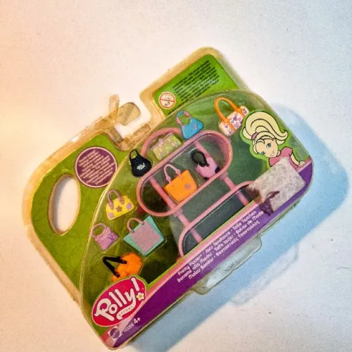 Polly Pocket Pretty Purses Mattel (2005) - Completo na Embalagem Raridade