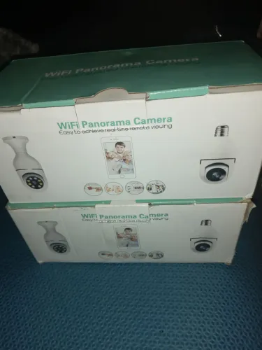 2 Câmeras de segurança wi-fi.