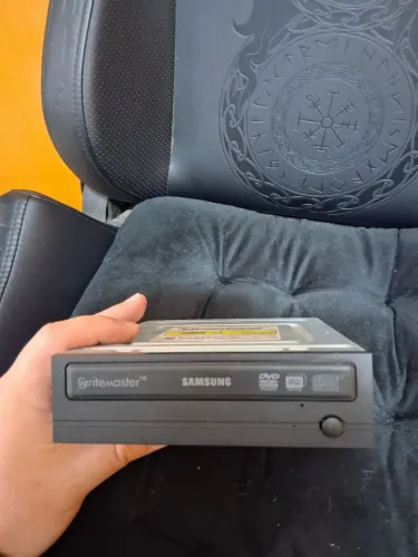 Leitor, gravador cd, dvd antigo desktop