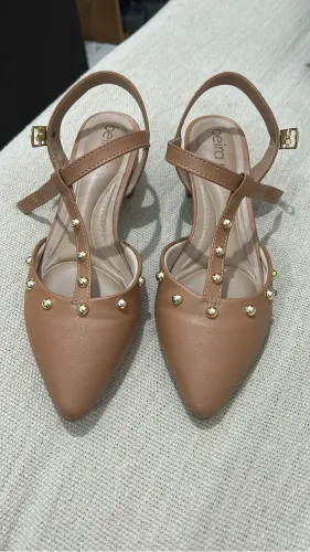 Sapato feminino 36 cor bege