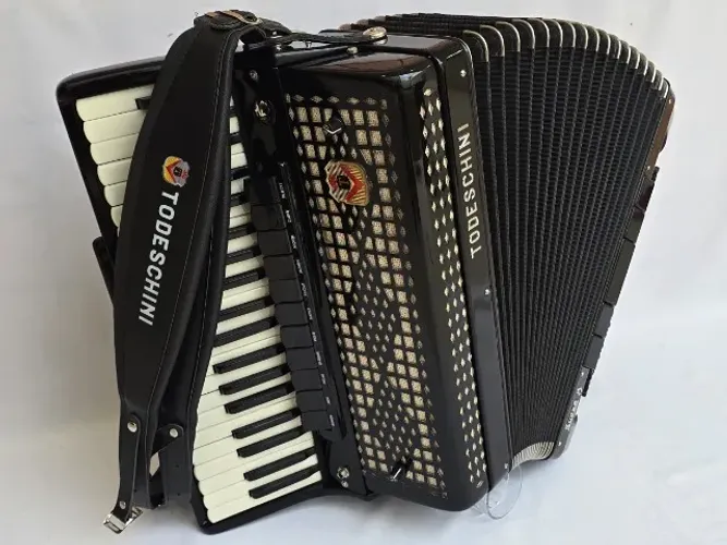 Acordeon 120 Baixos Todeschini Super 8 Já Eletrificada
