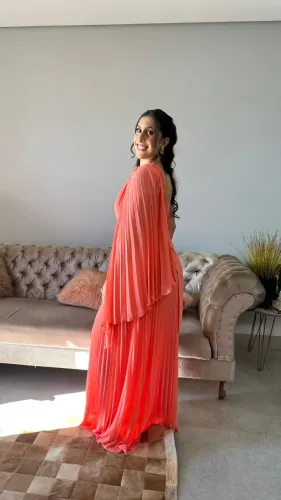 VESTIDO CORAL
