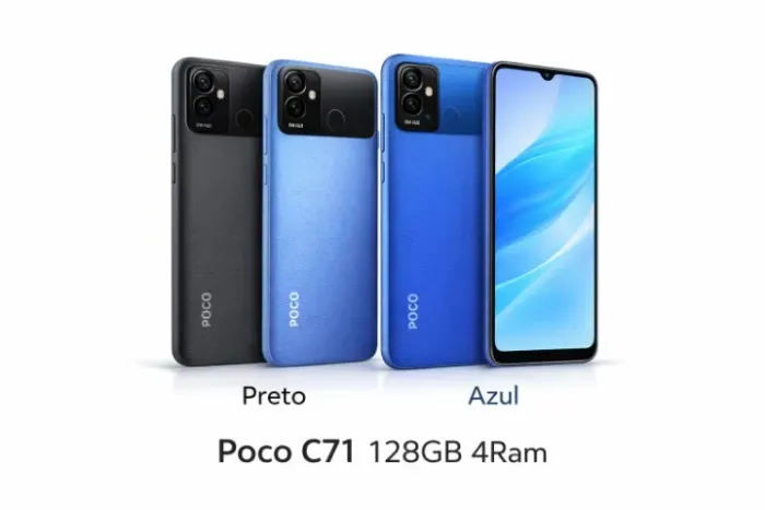 XIAOMI - Poco C71 128GB 4RAM - Novo com Garantia