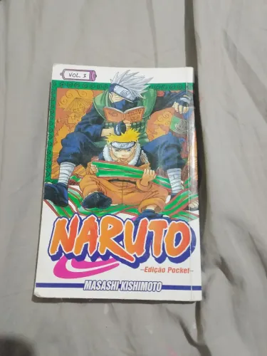 Mangá edição pocket Naruto vol. 3