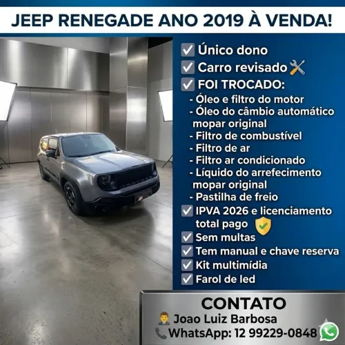 Jeep Renegade 1.8 4X2 Flex 16V Aut. 2019