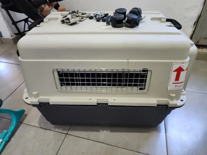Caixa de viagem para cães