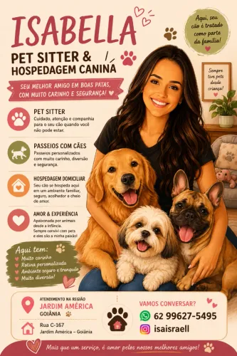 Babá / Pet sitter / Hospedagem para cães