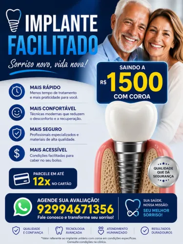 implantes dentarios com condicoes especiais para o mes das maes