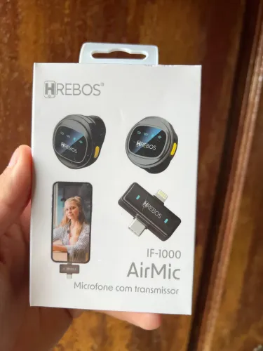 Microfone de lapela 