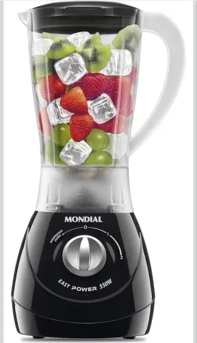 Liquidificador MONDIAL Easy Power, 550W, 110V | Preto,