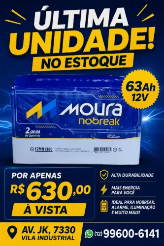 Bateria estacionária 63ah