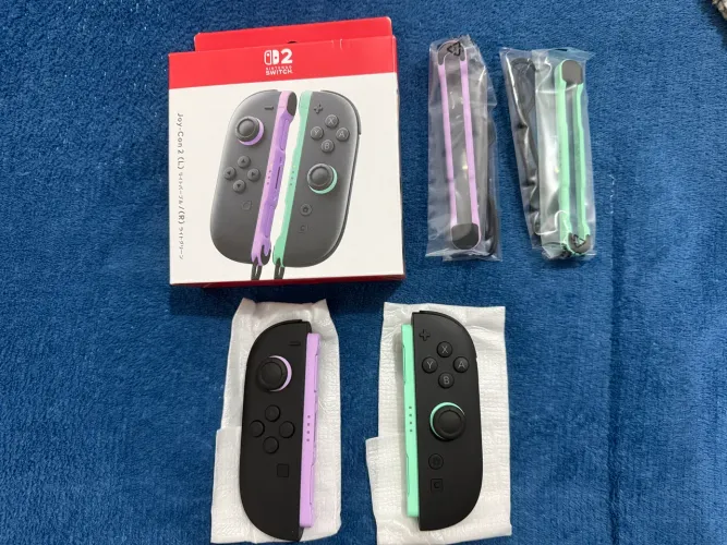 Controle Joy-Con 2 Nintendo Switch 2 (Lilás e Verde) - Novo / Importado do Japão