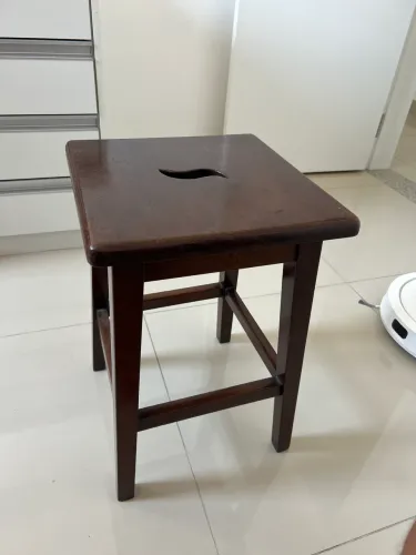 Banqueta Banco Madeira Maciça 