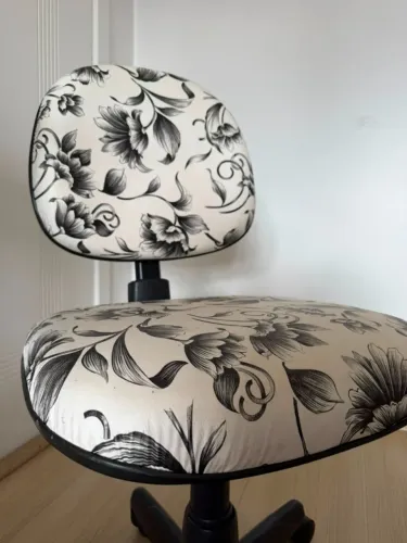 cadeira de escritório estampada
