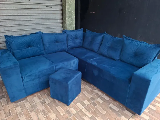 SOFÁ L DE CANTO + ENTREGA GRÁTIS